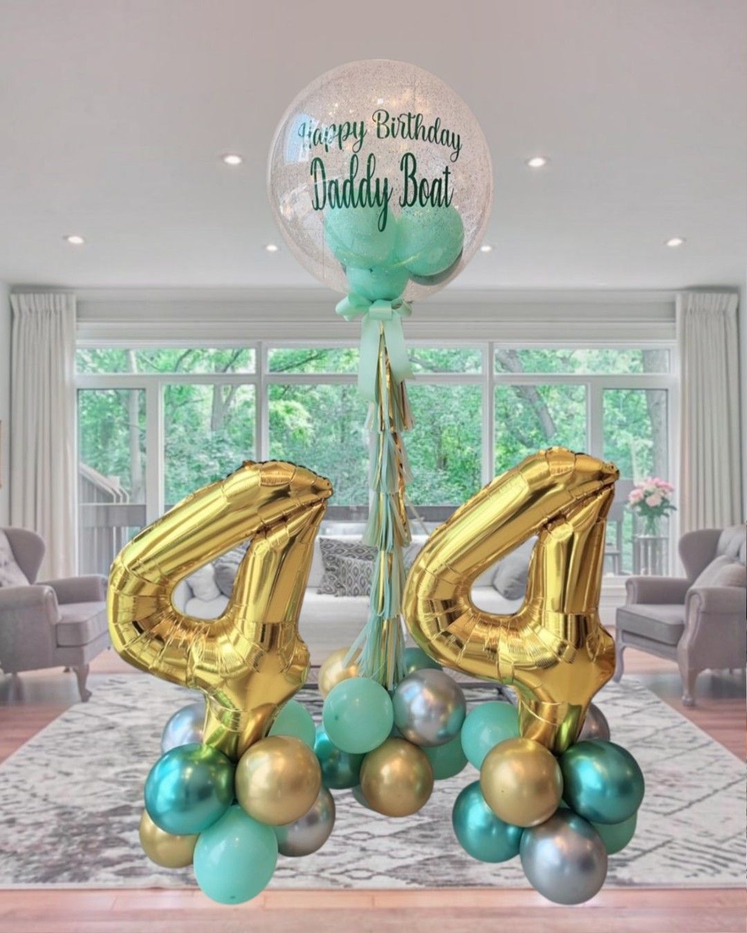 เซต ลูกโป่งเขียวอ่อน — ผลงาน BalloonCircle