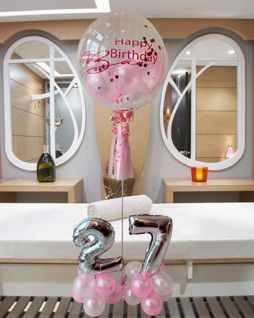 ช่อ บับเบิ้ลพร้อมตัวเลข — ผลงาน BalloonCircle