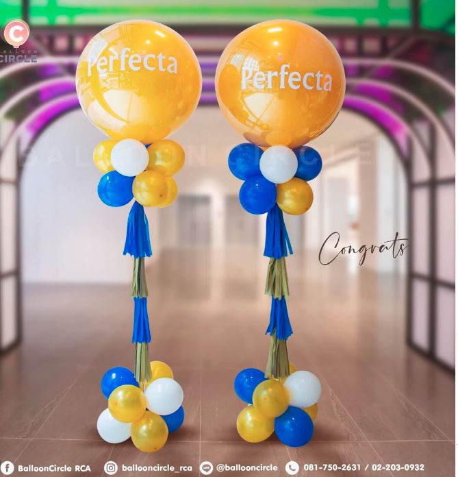 ช่ออัดลม 36นิ้ว 2 ต้น — ผลงาน BalloonCircle