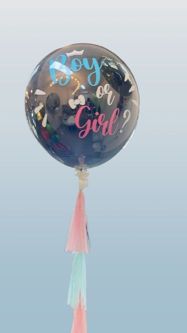 ช่อลูกโป่งอัดแก๊สสีขนาด36นิ้ว ดำ — ผลงาน BalloonCircle