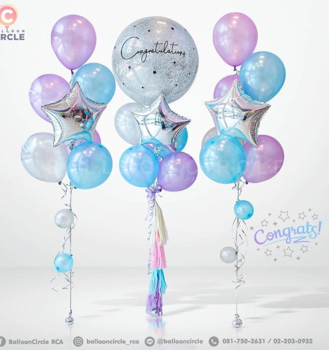 รับปริญญา & แสดงความยินดี — ผลงาน BalloonCircle