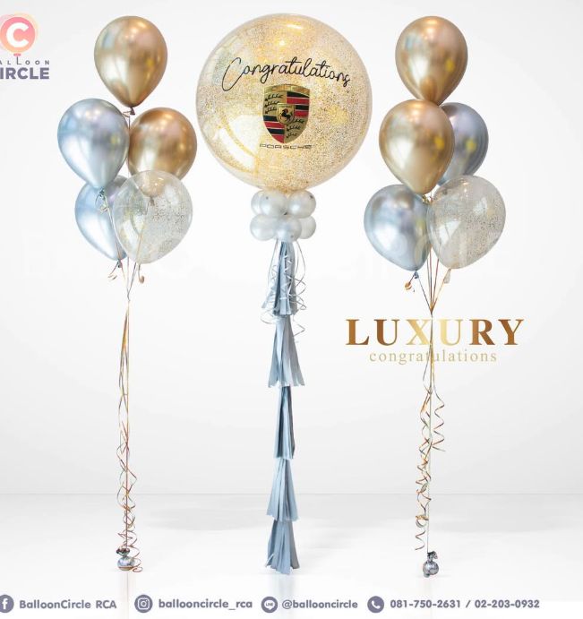 รับปริญญา & แสดงความยินดี — ผลงาน BalloonCircle