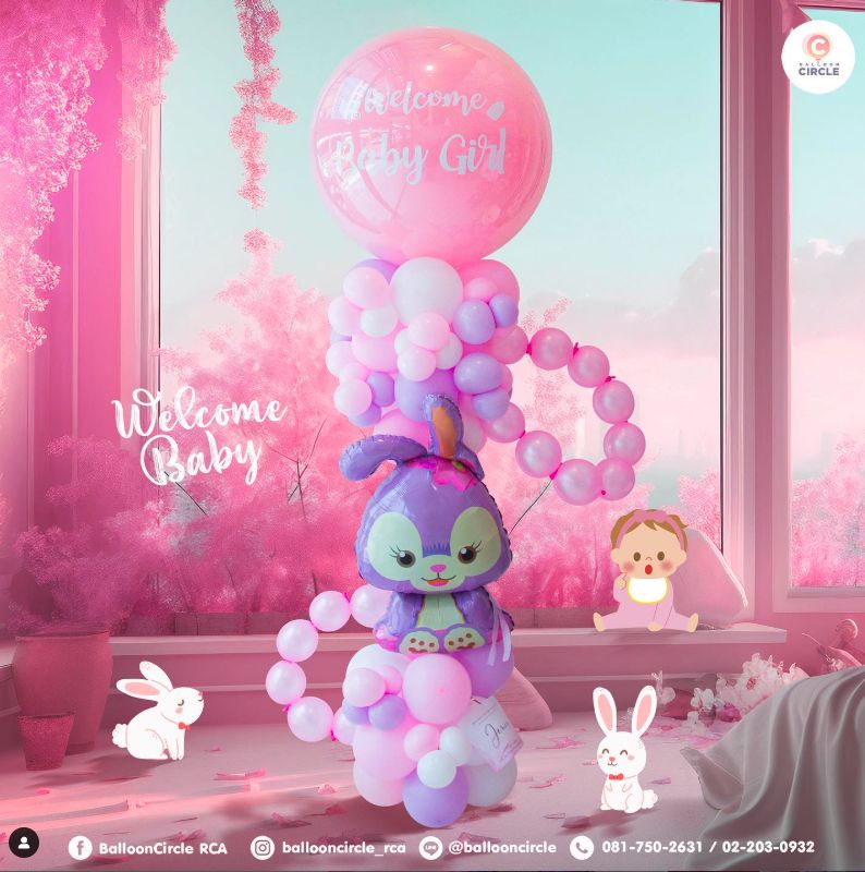 ต้อนรับลูกน้อย — ผลงาน BalloonCircle