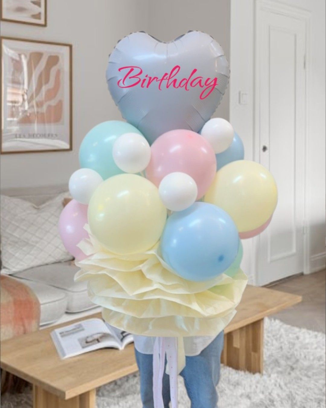 ช่อหัวใจถือ — ผลงาน BalloonCircle