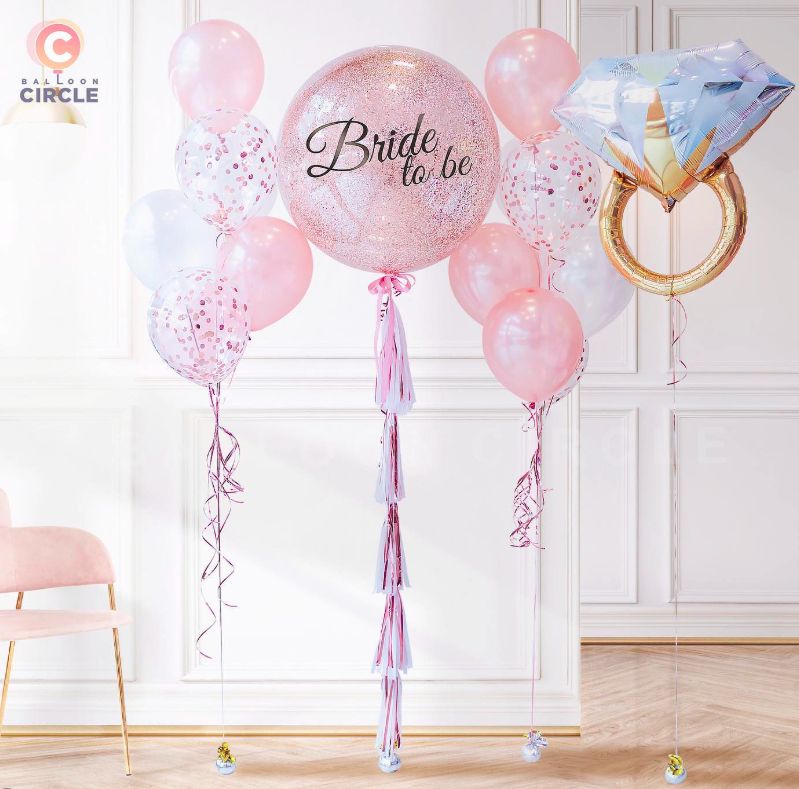 Bride to be — ลูกโป่ง Bubble งานหมั้น